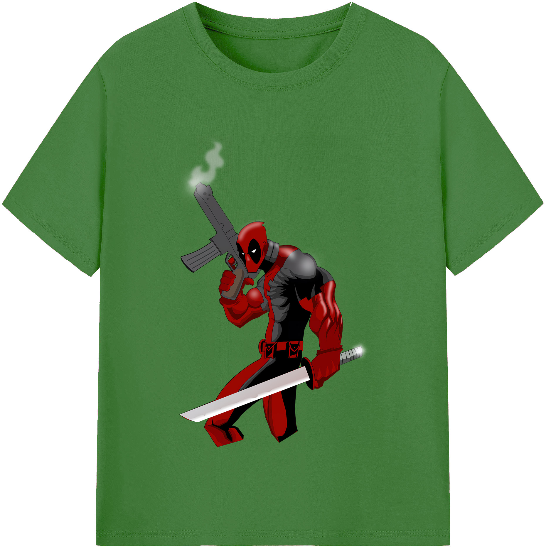 （画像用） Deadpool デッドプール レディースカジュアルプリントTシャツ（綿100％）